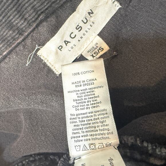 Pacsun XS S corduroy cropped trucker jacket coat C 2996 - Picture 2 of 11